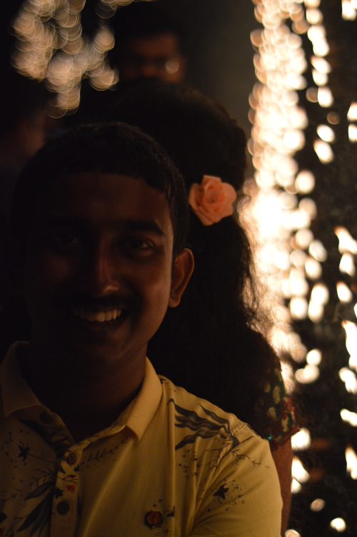 Illuminated by the matrix of lights