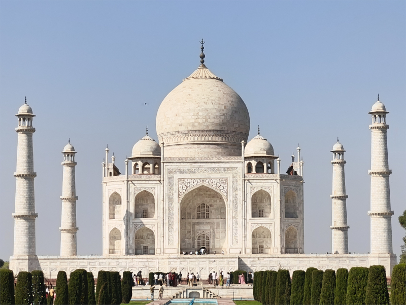Heaven art thou, O Taj Mahal!
